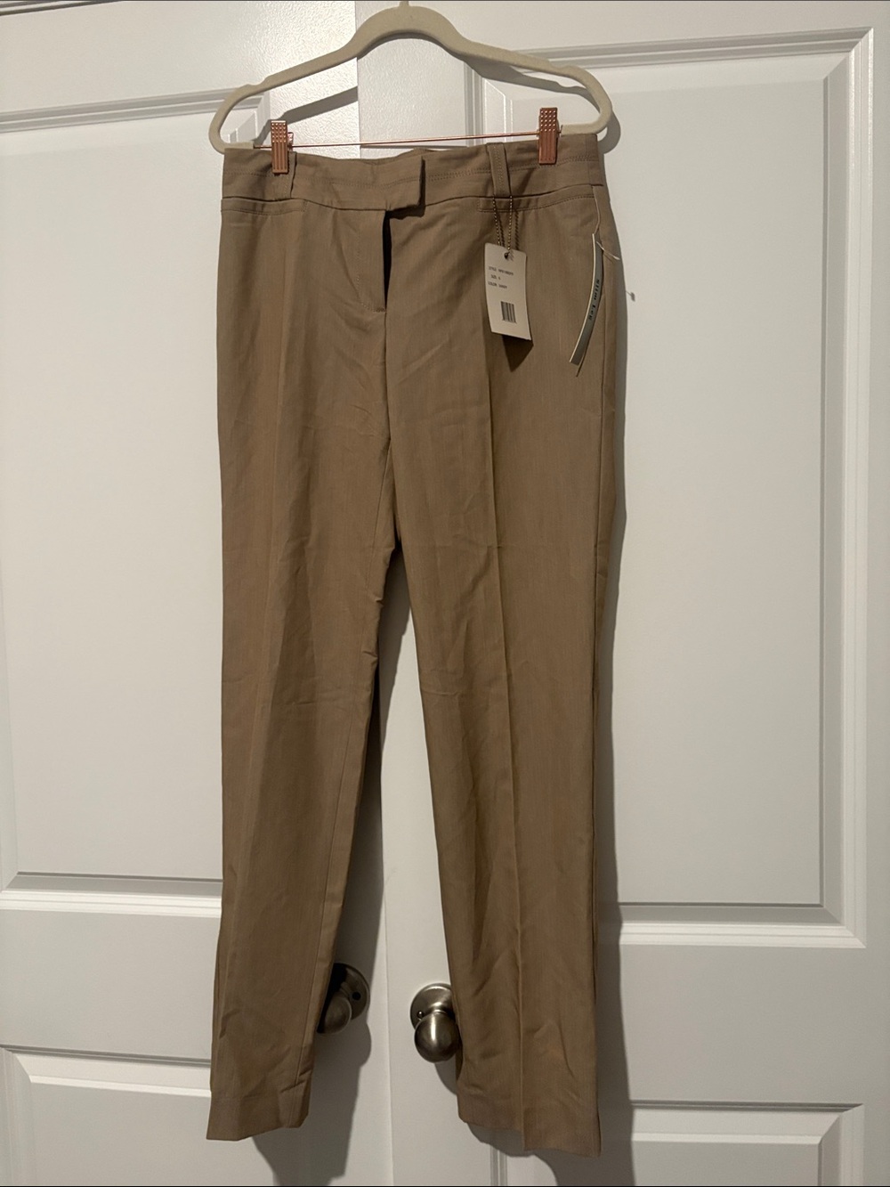 Zac & Rachel Khaki Straight-Leg Chinos - Light Brown